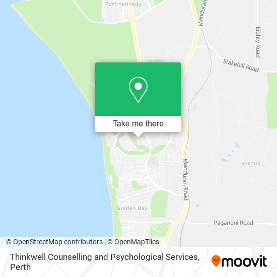 Mapa Thinkwell Counselling and Psychological Services