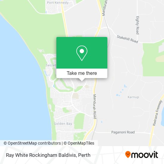 Ray White Rockingham Baldivis map