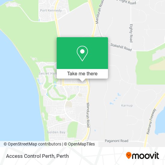 Access Control Perth map