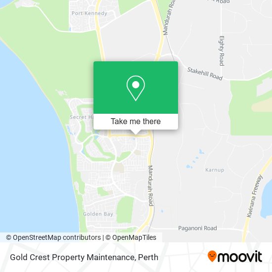 Mapa Gold Crest Property Maintenance