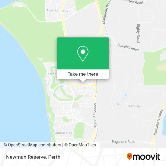 Mapa Newman Reserve