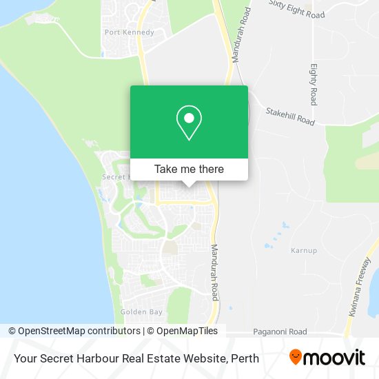 Your Secret Harbour Real Estate Website map