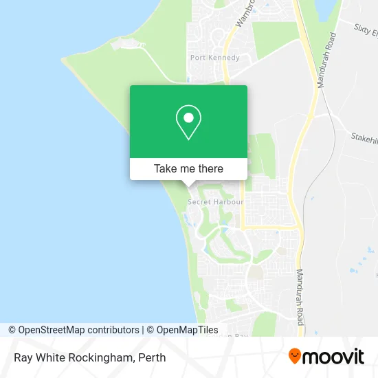 Mapa Ray White Rockingham