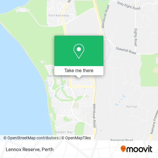 Lennox Reserve map