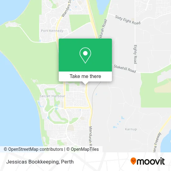 Mapa Jessicas Bookkeeping