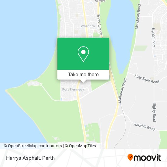 Harrys Asphalt map