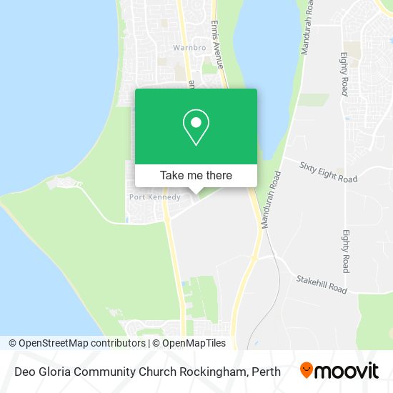 Deo Gloria Community Church Rockingham map