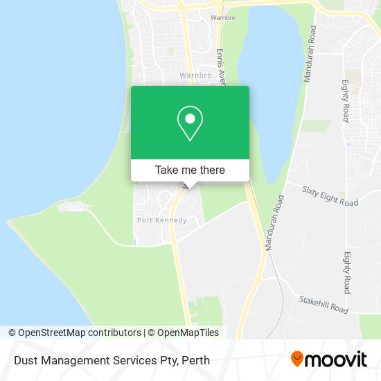 Dust Management Services Pty map