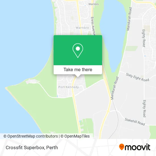 Crossfit Superbox map