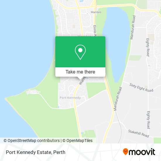 Port Kennedy Estate map