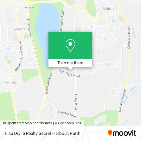 Lisa Drylie Realty Secret Harbour map