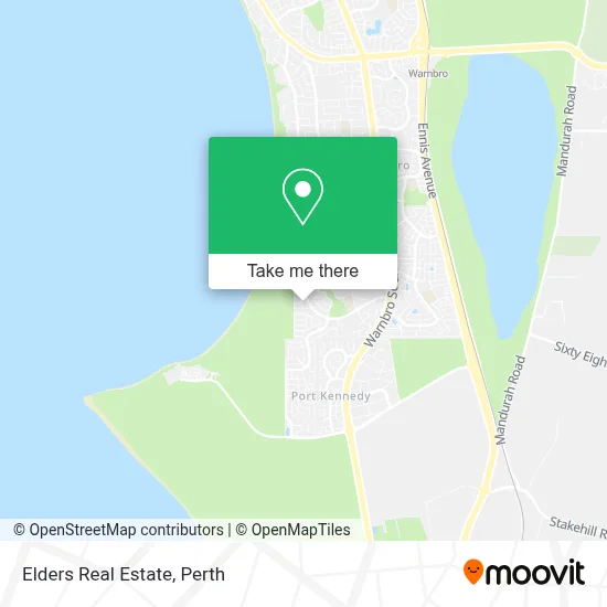 Mapa Elders Real Estate