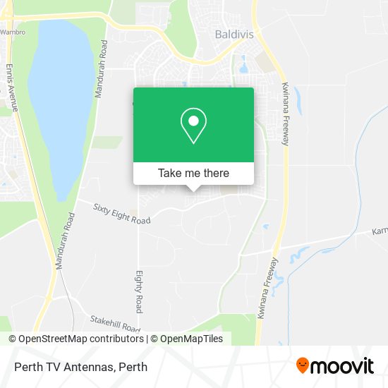 Perth TV Antennas map
