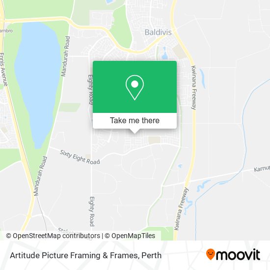 Artitude Picture Framing & Frames map