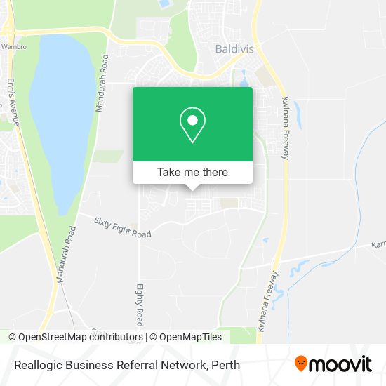 Mapa Reallogic Business Referral Network