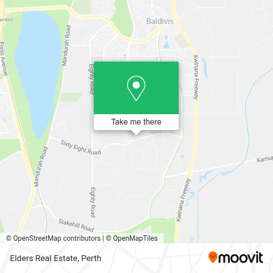 Mapa Elders Real Estate