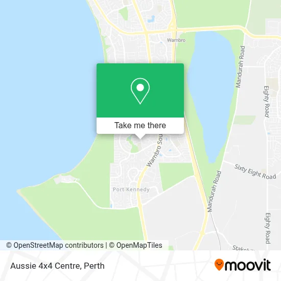 Mapa Aussie 4x4 Centre