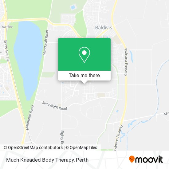 Much Kneaded Body Therapy map
