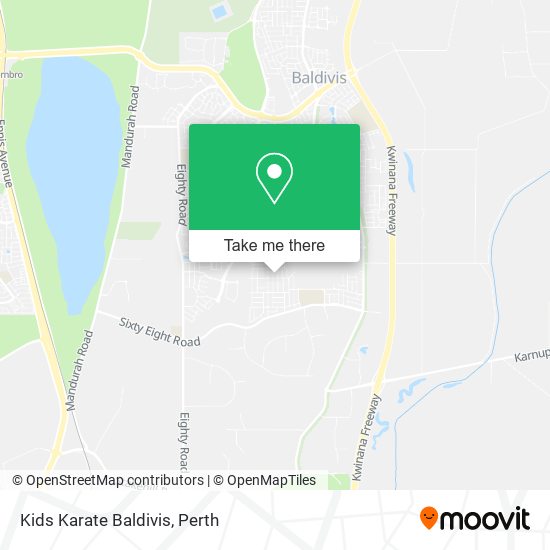 Kids Karate Baldivis map