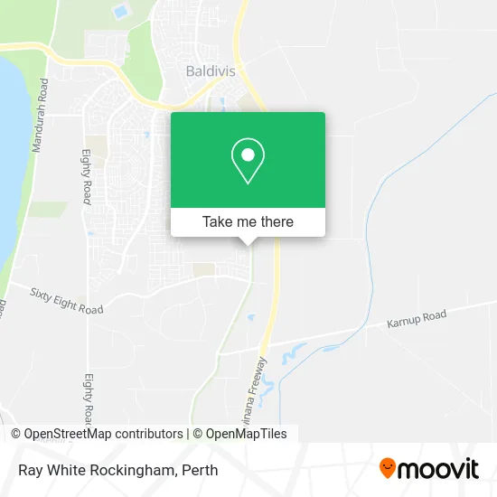 Mapa Ray White Rockingham