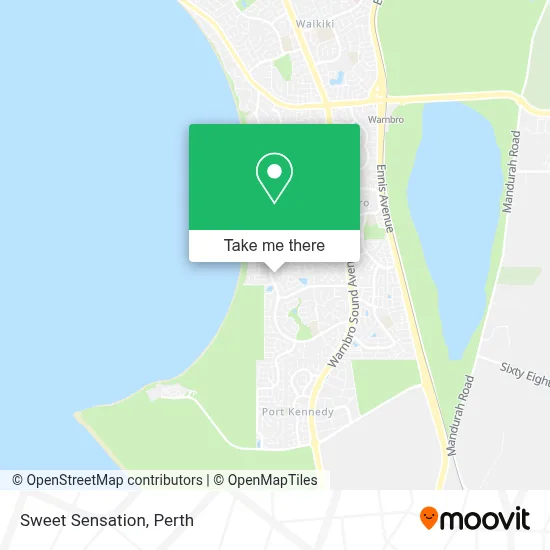 Mapa Sweet Sensation