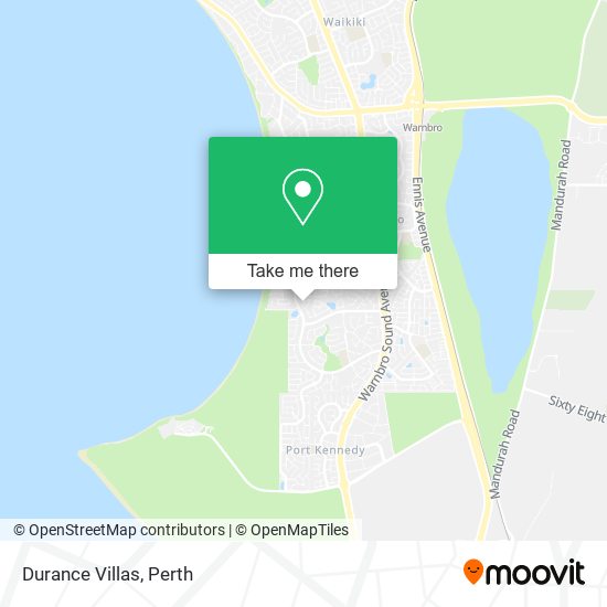 Durance Villas map