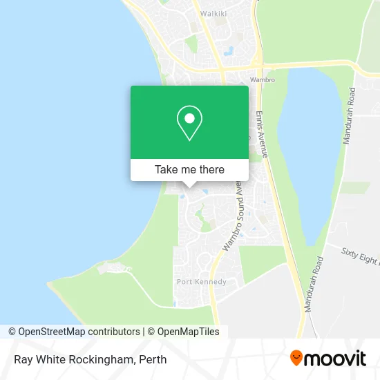 Mapa Ray White Rockingham