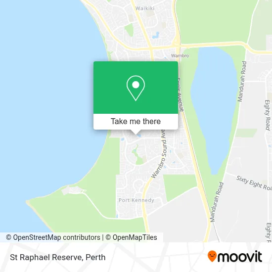 Mapa St Raphael Reserve