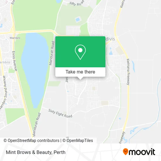 Mapa Mint Brows & Beauty