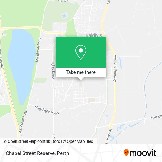 Chapel Street Reserve map