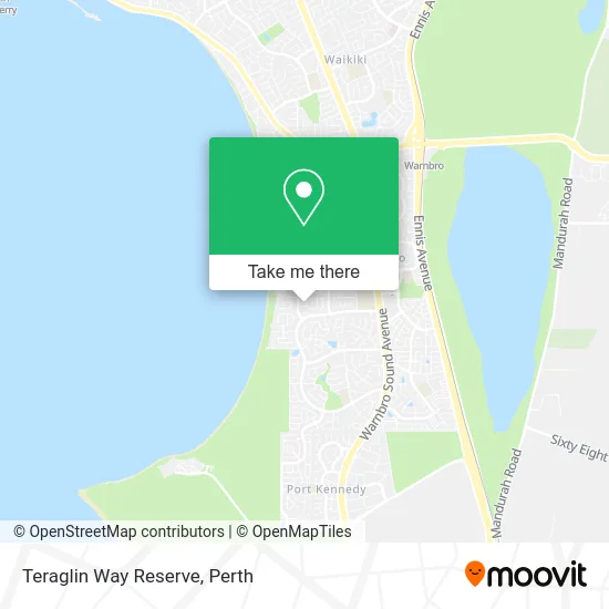 Mapa Teraglin Way Reserve