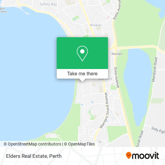 Elders Real Estate map