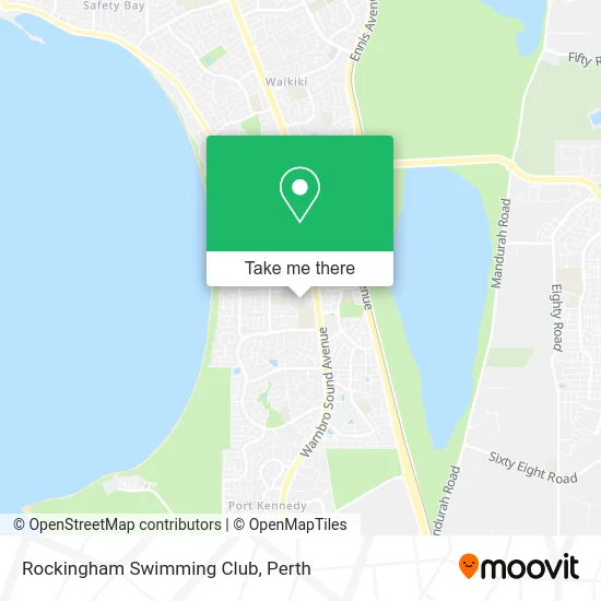 Rockingham Swimming Club map