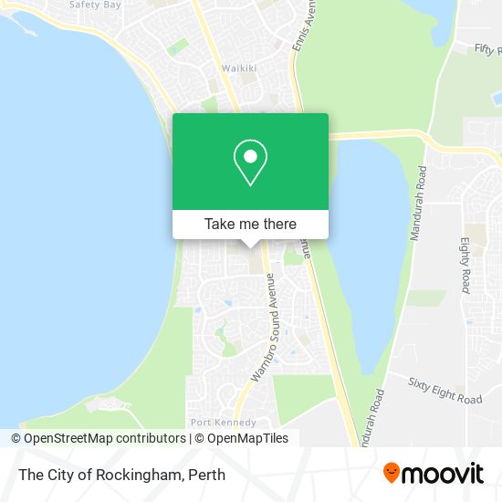 Mapa The City of Rockingham