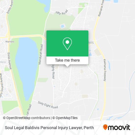 Soul Legal Baldivis Personal Injury Lawyer map
