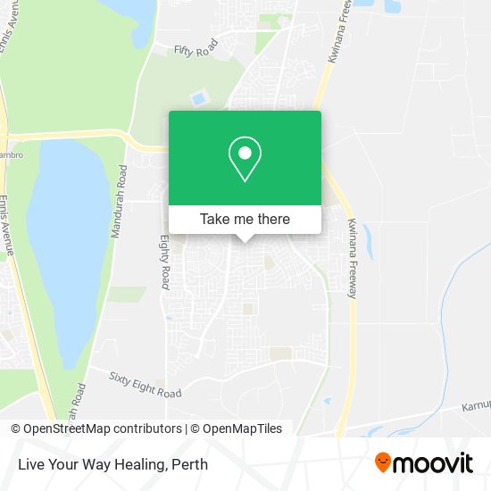 Live Your Way Healing map