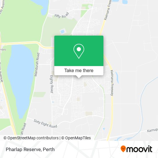 Pharlap Reserve map