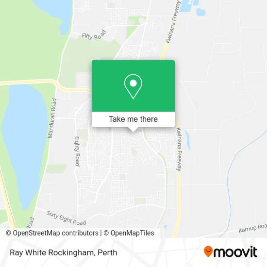 Mapa Ray White Rockingham