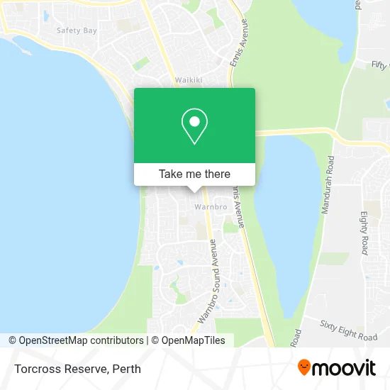 Mapa Torcross Reserve