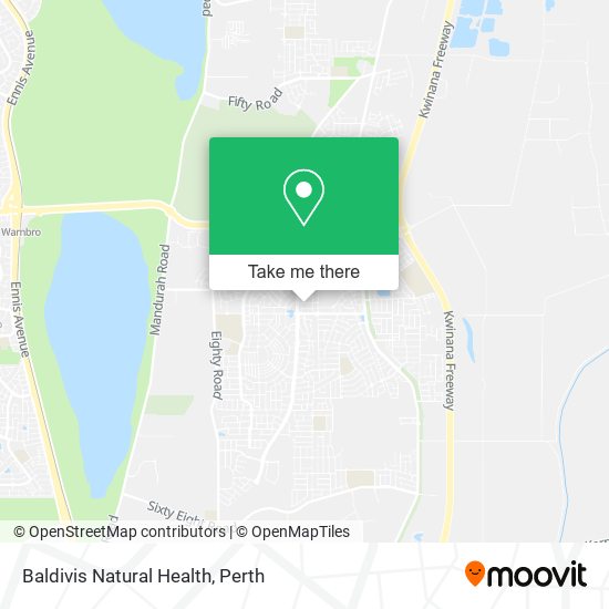 Baldivis Natural Health map