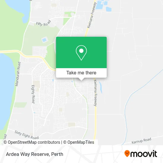 Mapa Ardea Way Reserve