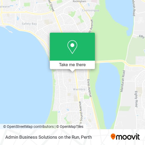 Admin Business Solutions on the Run map