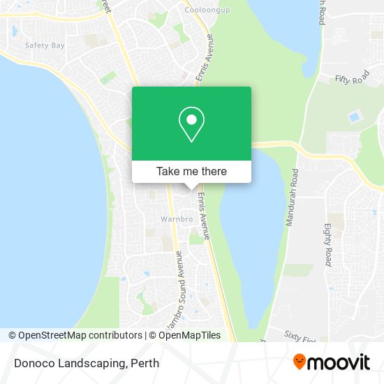 Donoco Landscaping map