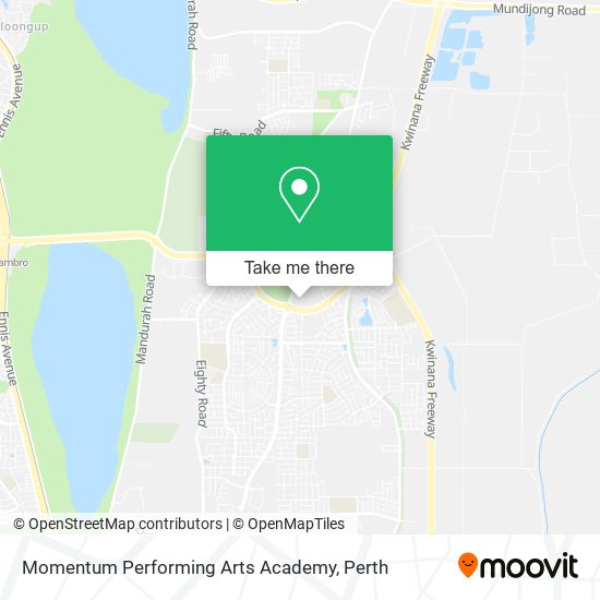 Mapa Momentum Performing Arts Academy