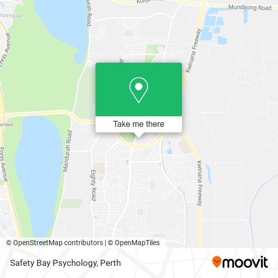 Safety Bay Psychology map