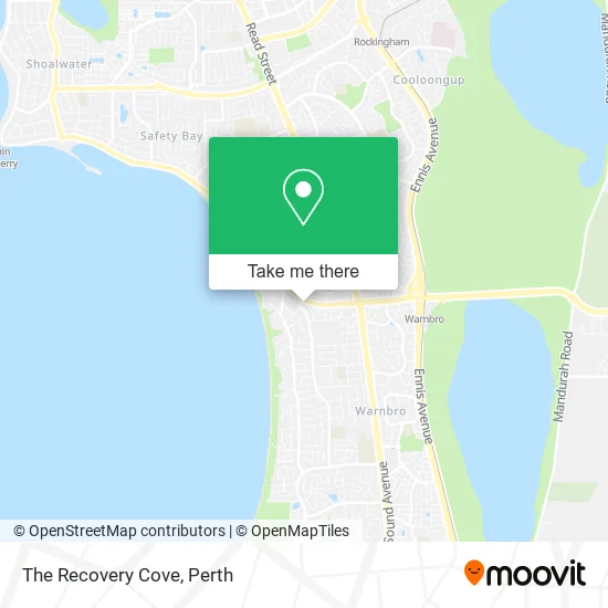 The Recovery Cove map