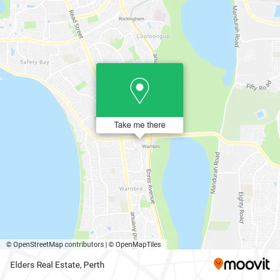 Elders Real Estate map