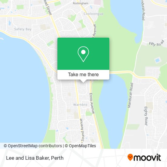 Lee and Lisa Baker map