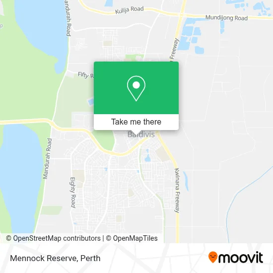 Mapa Mennock Reserve