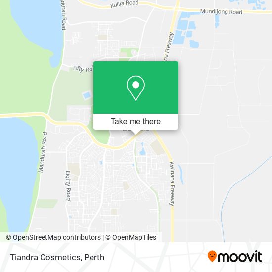 Tiandra Cosmetics map